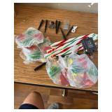 BRIGHTDECK Lollipop Solar Christmas Pathway Lights, 5 Pack