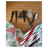 BRIGHTDECK Lollipop Solar Christmas Pathway Lights, 5 Pack