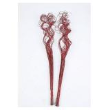 Multicolored Sparkle Glitter Branches 26" (RED, 2BU)