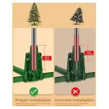 COOLWUFAN 360 Rotating Stand for Up to 9ft & 120lb Trees