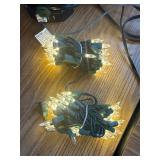 100ct LED Mini Lights Warm White Twinkling - Green Wire