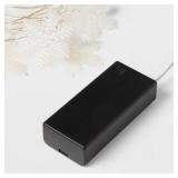 30ct LED Dewdrop Glitter Snowflakes String Lights - Wondershop