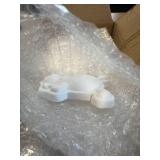 Syhood 24 Pcs DIY Ceramic Christmas Ornaments for Kids