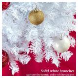 $65 Best Choice Products 6ft White Artificial Christmas Tree Unlit.