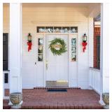 24" Norfolk Pine Wreath, Real Touch Artificial Holiday Decor