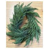 24" Norfolk Pine Wreath, Real Touch Artificial Holiday Decor
