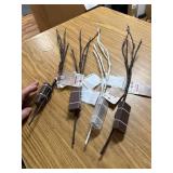 4 pack of LED picks with 12 LED bulbs each & bendable twigs