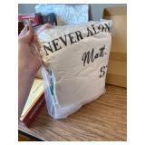 Faith Hooded Blanket, Religious Gift for Women 47x72 in