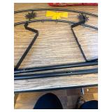 Freestanding Stocking Holder Stand, Metal with 8 Hooks