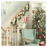 Ochine Glittering Christmas Tree Balls Red Green Ornaments