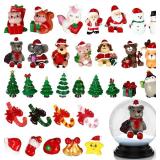 35 Pcs Christmas Miniature Figurines - DIY Snow Globe Decor