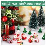 35 Pcs Christmas Miniature Figurines - DIY Snow Globe Decor