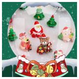 35 Pcs Christmas Miniature Figurines - DIY Snow Globe Decor