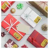 240 Pcs Gold Foil Polar Express Tickets Stickers (Shiny-2)