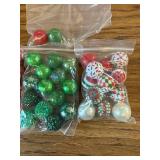 40 Pcs 20mm Christmas Bead Rhinestone Resin for DIY Crafts