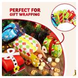JOYIN 24 PCS 3D Xmas Goodie Boxes with Bow for Holiday Treats