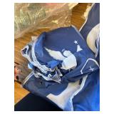 2 Pcs 12x71 In Nativity Porch Sign w/ LED Lights - Blue Jesus