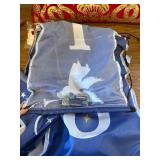 2 Pcs 12x71 In Nativity Porch Sign w/ LED Lights - Blue Jesus