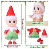 Sumind 11pcs Plush Dolls Christmas Toys for Kids Decorations