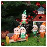 Sumind 11pcs Plush Dolls Christmas Toys for Kids Decorations