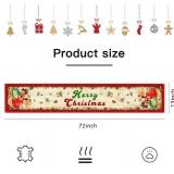Racenaf Vintage Christmas Table Runner 13 x 72 Inch Decor