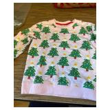Toddler Girl Sweatshirt, Cotton Crewneck Christmas Outfit