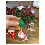 16 Pcs Christmas Tree Pendant Beads Party Holiday Necklaces