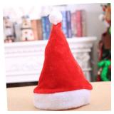 6pcs Christmas Tableware Storage Bags Xmas Hat Cutlery Holders
