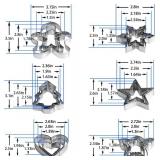 Christmas Cookie Cutter Set - 18 pcs Gingerbread & More Shapes