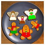 Christmas Cookie Cutter Set - 18 pcs Gingerbread & More Shapes