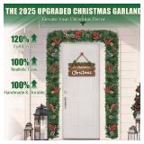 Yastouay 6 FT Christmas Garland with Lights for Decor