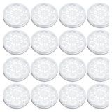 GORGECRAFT 16pcs Mason Jar Insert Lid 67mm for Flower Organizing