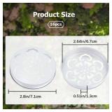 GORGECRAFT 16pcs Mason Jar Insert Lid 67mm for Flower Organizing