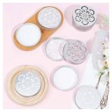 GORGECRAFT 16pcs Mason Jar Insert Lid 67mm for Flower Organizing