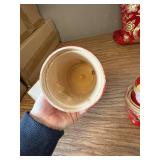 8pcs Red Santa Claus Nesting Dolls Russian Handmade Toy