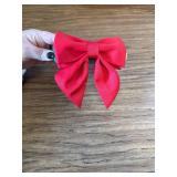 Maca Bates Christmas Dog Collar with Cute Solid Sailor Bow Tie