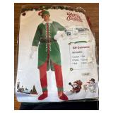 $65 Men s Christmas Elf Costume Set - 6 Pcs: Coat, Hat, Pants, Belt