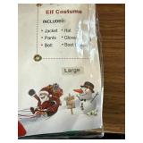 $65 Men s Christmas Elf Costume Set - 6 Pcs: Coat, Hat, Pants, Belt