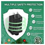 2Pack 12V 12W 1A Class 2 Power Supply with Extension Cord