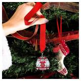 12 Pcs Ugly Christmas Sweater Medals with Neck Ribbons