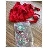 12 Pcs Ugly Christmas Sweater Medals with Neck Ribbons