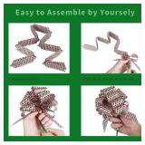24PCS 5 Xmas Pull Bows, Easy to Assemble for Gift Wrapping