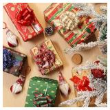 24PCS 5 Xmas Pull Bows, Easy to Assemble for Gift Wrapping