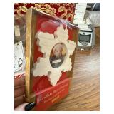 Snowflake photo ornament