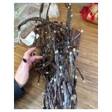 Vines with Remote, 7.5FT Tree Willow Lights, 144 LEDs, Brown