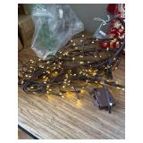 Vines with Remote, 7.5FT Tree Willow Lights, 144 LEDs, Brown