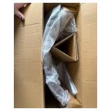 $52 Glitzhome 22" BLACK Hammered Metal Tree Collar for Christmas