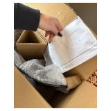 $52 Glitzhome 22" BLACK Hammered Metal Tree Collar for Christmas