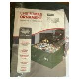 $50 Christmas Ornament Storage Box - Holds 96-4" Ornaments, Green