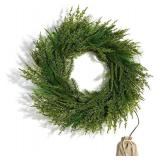 $80 LampLust 24" Winter Wreath, LED Lights, Battery, Indoor/Outdoor